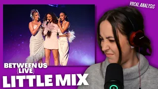 BETWEEN US (Live) Little Mix | Vocal Coach Reacts (& Analysis) | Jennifer Glatzhofer
