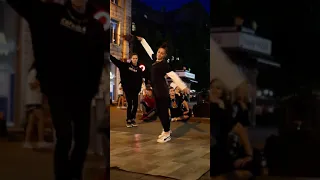 #Shorts Shakira Hips Don't Lie. Street dancing in Kyiv, Ukraine Part 2