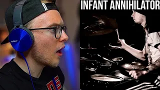 Infant Annihilator - C*%tCrusher Drum-CAM | REACTION!