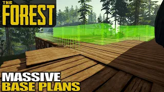 Planning Out the Base It’s Gonna be HUGE | The Forest Gameplay | E11