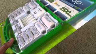 Latest Panasonic Eneloop Rechargeable NiMH Batteries 2100x Unboxing (Japan) 2016