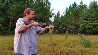 shooting the 1892 Winchester rifle