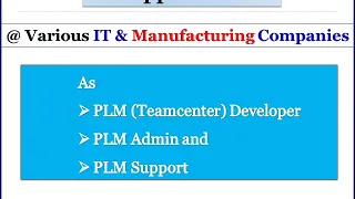 ExpertPLM Technologies-SIEMENS Authorized Teamcenter PLM Training Company in Pune