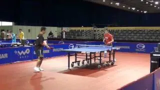 Xu Xin and Chen Weixing in the practise hall