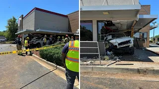 Several people hurt after SUV crashes into Gwinnett County Burger King