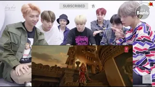 Bts reaction to ghoomar ghoomar (ARMYMADE)