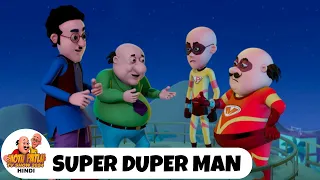 Super Duper Man | Comedy Funny Cartoon | मोटू पतलू | Full Episode 15 | Motu Patlu Tv Show 2024