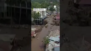 Deadly "Cold Lava" Flows From Volcano as Widespread Flooding Hits Indonesia
