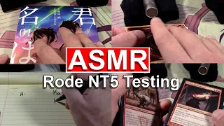 [ASMR] 🎤Rode NT5 Sound Testing🧪