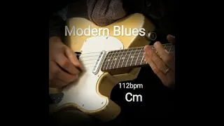 Modern Blues Guitar Backing Track Cm 112 bpm Robben Ford style