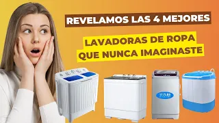 Revelamos las 4 mejores lavadoras de ropa que nunca imaginaste👀