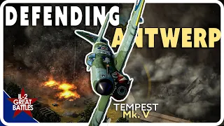 Tempest Mk V IL-2 VR Multiplayer: V1 Site Attack - Bullying Focke Wulf's