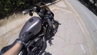 Iron 883 Exhaust Cobra Short 909 Before & After