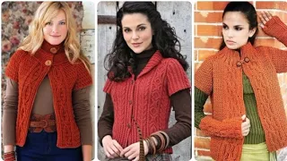 Beautiful latest crochet handknit vest blouse top pattern designs for women 2023