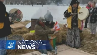 Spiritual leader says sacred pipe should not be used as a political statement | APTN News