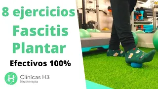 👣FASCITIS PLANTAR ✅ 8 Ejercicios EFECTIVOS 100% y estiramientos.