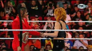 Becky Lynch Explica porque ayudo a Bianca Belair en SummerSlam 2022 WWE Raw 01/08/2022 En Español