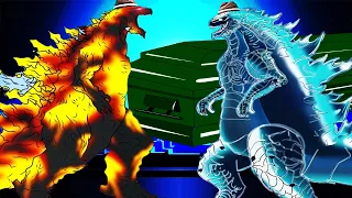 GODZILLA EARTH FIRE vs GODZILLA EARTH ICE - Coffin Dance Song Megamix (Cover)