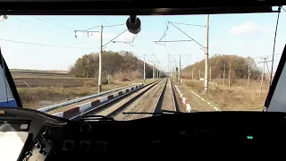 Khmelnytskyi-Ternopil Intercity Train Ride (HD front view)