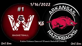 #1 South Carolina Gamecock Women's Basketball vs Arkansas Women's Basketball - (Full Game) - 1/16/22