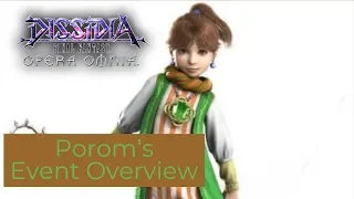 Dissidia Final Fantasy Opera Omnia - Porom Event and Alisaie Lost Chapter Overview