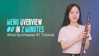 Menu Overview in 2 Minutes | Wind Synthesizer R1 Tutorial