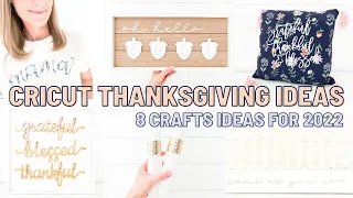 8 Cricut Thanksgiving Ideas You Must Recreate This Year | Thanksgiving Cricut Crafts 2022