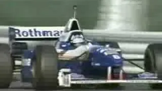 Damon Hill's last lap in Williams-Renault