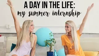 A Day in the Life of MY SUMMER INTERNSHIP! | Tasha Farsaci