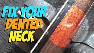 How To Fix A Dented Bass Guitar Neck