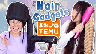 Lohnen sich Hair Gadgets von TEMU? ✂️ | ViktoriaSarina
