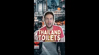 Toilets In Thailand | Zoltan Kaszas #shorts #standupcomedy