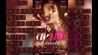 YouTube  Ae Dil Hai Mushkil Jukebox – Ranbir Kapoor || Anushka Sharma | Aishwarya Rai Bachchan | Pri