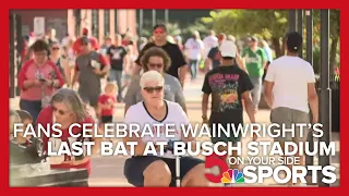 Wainwright celebrates last Cardinals game with thousands of fans