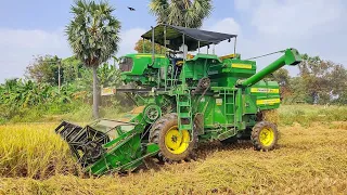 John Deere 5310 55Hp 4x4 Dasmesh 912 Rice Harvester | Performance Features & Specifications