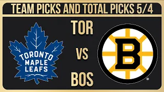 NHL Picks & Predictions Today 5/4/24 | NHL Picks Today 5/4/24 | Best NHL Bets