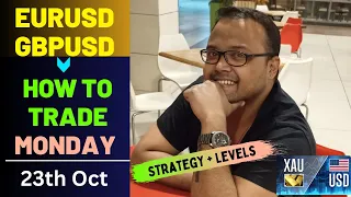 EURUSD Analysis MONDAY 23 OCT | GBPUSD Analysis MONDAY 23 OCT | EURUSD Strategy  | GBPUSD Strategy