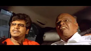 Rowdy Shivarajkumar Kidnaps School Principal For Money | Ashoka Kannada Movie Scenes