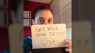 Jess Glynnes get well video from all the Glynners 💗
