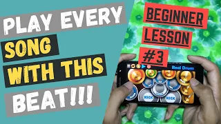 Real Drum App Tutorial For Beginners Lesson #3 | How To Play Real Drum | Real Drum Lessons
