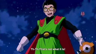 Barry is parasitized by Watagash and kidnaps Pan, Gohan vs Barry