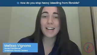 How do you stop heavy bleeding from fibroids?