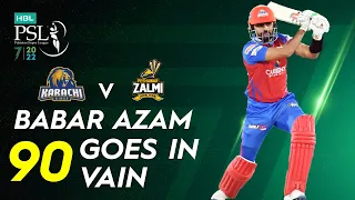 Babar Azam 90 Goes In Vain | Karachi Kings vs Peshawar Zalmi | Match 11 | HBL PSL 7 | ML2T