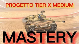 PROGETTO ITALIAN TIER X Medium on World Of Tanks Blitz - MASTERY 5193 DMG #wotblitz #wargaming #wot