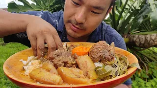 simple and delicious pork curry || northeast India mukbang || kents vlog.