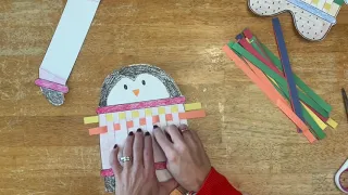 Third Grade: Paper Weaving