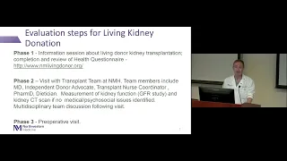 An Overview of Living Kidney Donation at Northwestern Memorial Hospital