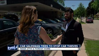 Milwaukee car salesman dragged by carjacker