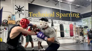 Technical Sparring Tuesdays. #boxing #boxingtraining #boxingcoach #fight #filipinoboxing #sparring