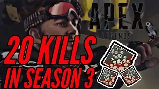 20 Kills with Mirage in Season 3 - APEX LEGENDS PS4